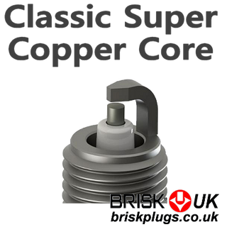Brisk classic super spark plugs copper electrode for old timers engines ignition