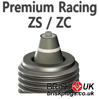 Brisk racing spark plugs zs zc surface discharge 360 arc png