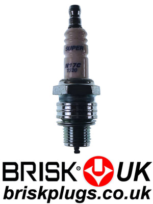 N17C Brisk Super Spark Plug, b4h, b4hs, b5hs, b6hs, b7hs, b8hs, b9hs,