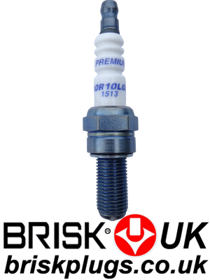 AOR10LGS Racing Spark Plugs for motor bikes, cars, race engine, Brisk Plugs UK