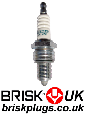 LR14ZC Racing Spark Plugs Brisk ZC ZS multi spark ignition