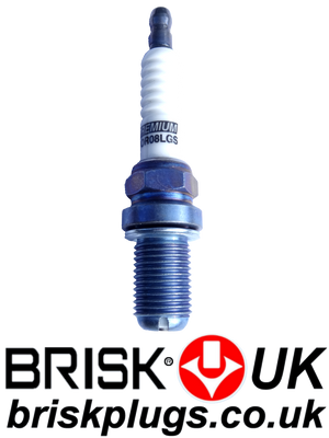 DOR08LGS Racing Spark Plugs, Brisk Plugs, Cold Plugs, Hot Plugs