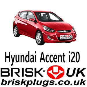 Hyundai Accent RB Brisk Spark Plugs Tuning LPG CNG 1.4 1.6 10-16