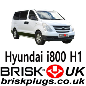 Hyundai i800 Van Replacement Brisk Spark Plugs LPG CNG GPL 2.4 06-17