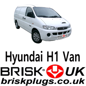 Hyundai H 1 Van Replacement Brisk Spark Plugs LPG CNG GPL 2.4 00-07