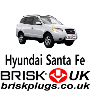 Hyundai Santa FE Brisk Spark Plugs Premium LPG CNG LNG GPL