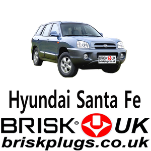 Brisk Racing Spark Plugs For Hyundai Santa FE Plugs For LPG CNG LNG Methane