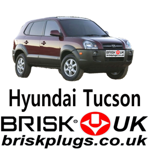 Hyundai Tucson Brisk Spark Plugs LPG CNG 2.0 2.7 04-10