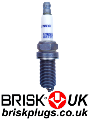 Racing Spark Plugs MR12YS, Silver electrode, for LPG, CNG, GPL, cold plugs