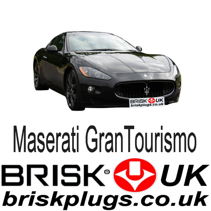 Maserati Gran Tourismo 4.2 4.7 V8 MC 07-ON Brisk Racing Spark Plugs