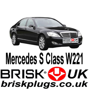 Mercedes W221 AMG Spark Plugs Brisk Tuning Performance Ignition LPG GPL CNG S350 S500 S600 S65