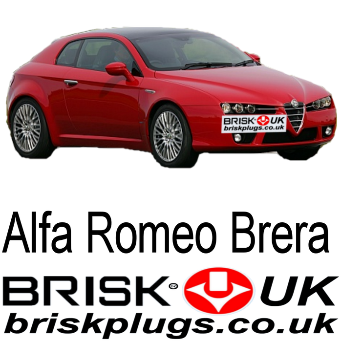 Alfa Romeo Brera Brisk Performance Spark Plugs 05-11 2.2 3.2 JTS Q4