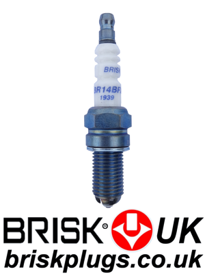 BR14BFXC Brisk Evo Spark Plugs Premium Racing Tuning Perfomance Upgrade Single AD PSP