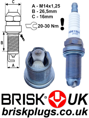 bmw 7 series spark plugs recommended upgrade lpg gpl Brisk EOR15LGS