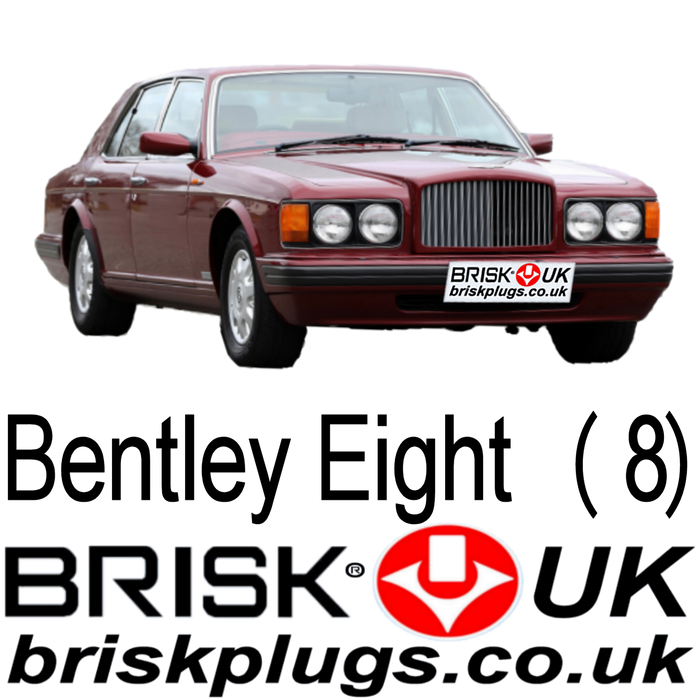 Bentley Eight 6.75 89-95 Brisk Spark Plugs Performance Replacement