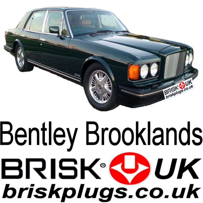 Bentley Brooklands Spark Plugs 6.75 92-97 Brisk Racing LPG Plugs