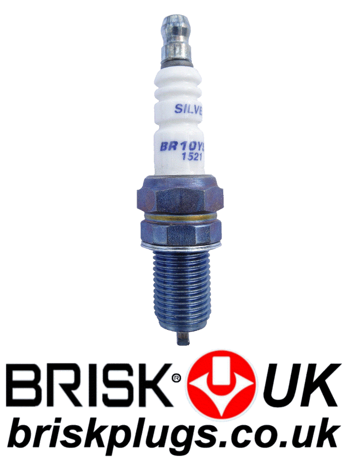 BR10YS Brisk Silver Spark Plugs Racing High Octane Fuel