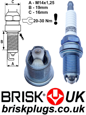 DOR15LGS Hyundai GETZ Spark Plugs Brisk Racing UK Ireland 