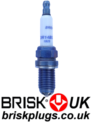 Brisk DR14BSXC spark plugs evo racing premium performance plug