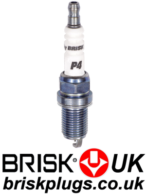 P4 Brisk Spark Plugs Iridium Yttrium Performance for Modern Engines DR15YIR