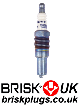 3VR12S Brisk Racing Spark Plugs Motorcraft RS replacement