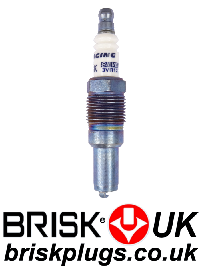 3VR12S Brisk Racing Silver Spark Plugs For Ford V8 Supercharged Engines