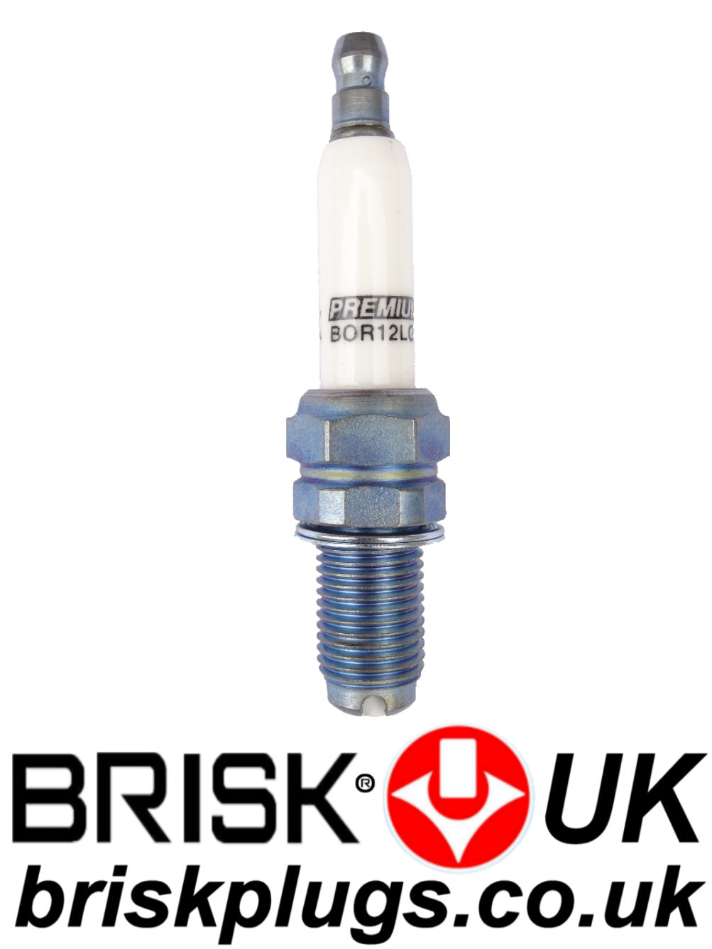 Brisk Premium LGS Racing BOR12LGS Spark Plug Brisk Premium LGS Racing BOR12LGS Spark Plug