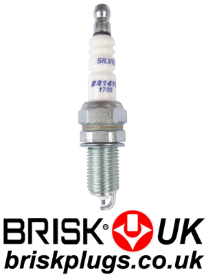 BR14YS Spark Plugs for LPG, CNG, Methanol, Blends, Nitro, Nitrous Oxide, LNG