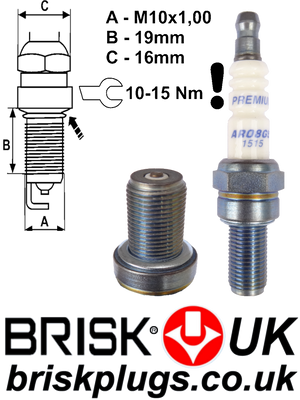 AR08GS Brisk Racing Spark Plugs Premium GS for sale