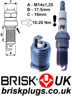 P6 Special LPG CNG GPL LNG Spark Plugs for Ford
