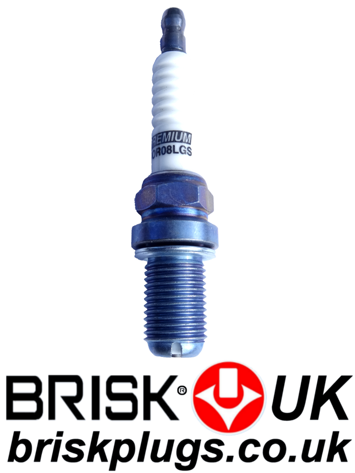 DOR08LGS Premium Brisk Racing Spark Plugs LGS