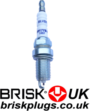 DR17YS 9 Brisk lpg cng spark plug for modern injection engines