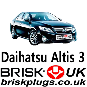 Daihatsu Altis 3 Brisk Spark Plugs UK 2.4 05-12 LPG CNG Plugs