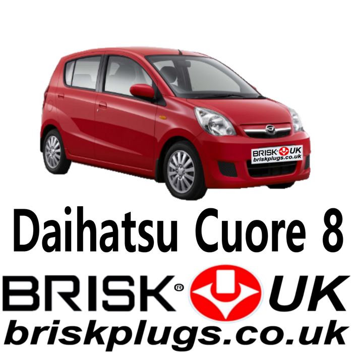 Daihatsu Cuore Brisk Racing Spark Plugs UK 1.0 07-18