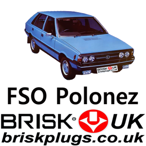 FSO Polonez Brisk Performance Spark Plugs 1.3 1.5 1.6 77-92 LPG CNG Metan