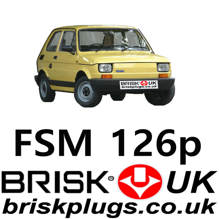 FSM Fiat 126p BIS Brisk Performance Spark Plugs 650 700 71-01