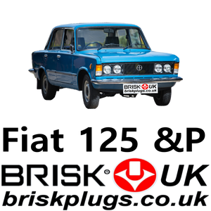 Fiat 125p FSO spark plugs Brisk racing tuning more power