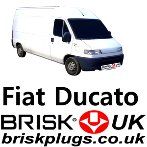 Fiat Ducato Van Replacement spark plugs lpg cng metano Brisk UK