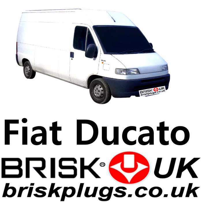 Fiat Ducato 2 Brisk Performance Spark Plugs 2.0 93-06 LPG CNG