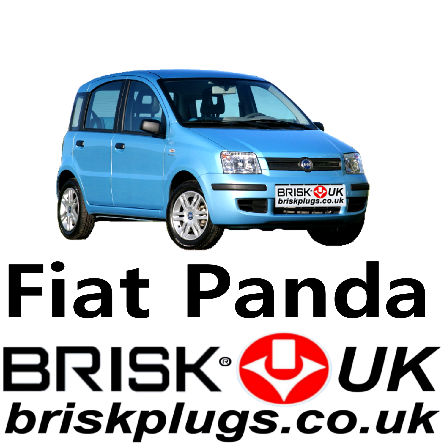 Fiat Panda New Brisk Spark Plugs Racing LPG GPL 1.1 1.2 1.4 03 18