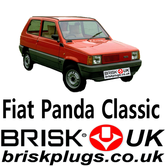 Fiat Panda Classic Brisk Spark Plugs 0.65 0.75 0.8 0.9 0.95 1.0 1.1 Fire 4x4 80-04