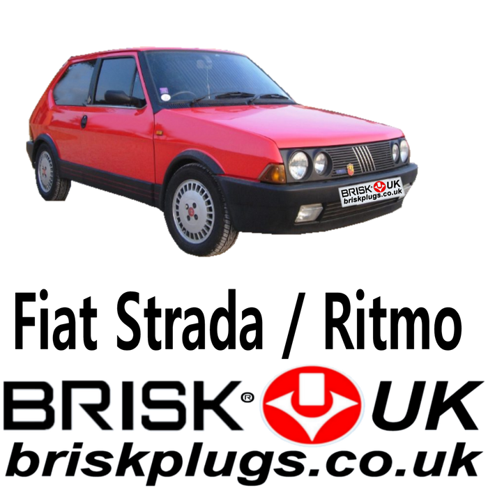 Fiat Strada Ritmo  Brisk Spark Plugs Abarth Racing 130TC 1.05 1.1 1.3 1.5 1.6 2.0 77-89
