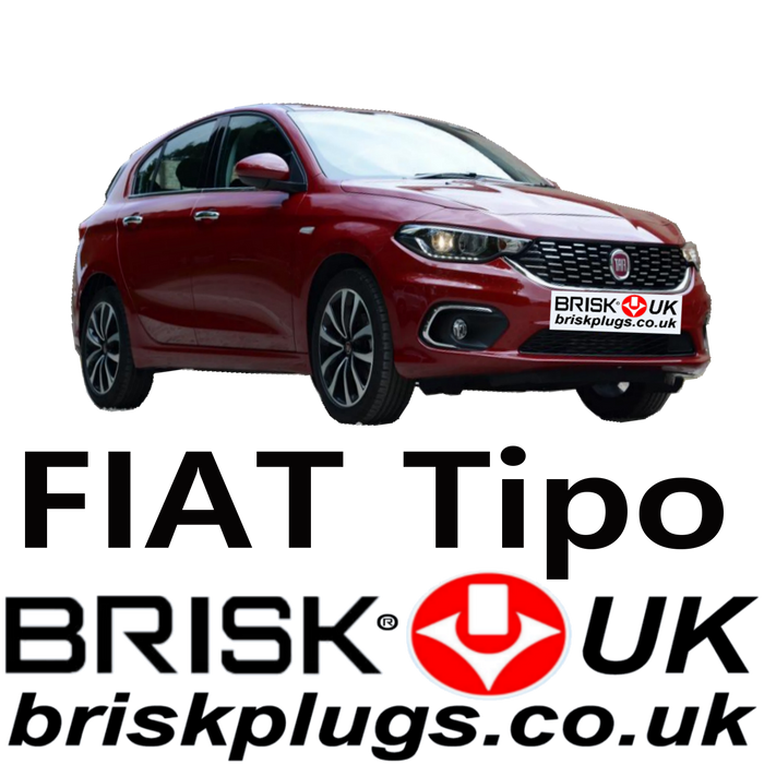 Fiat Tipo Brisk Spark Plugs Racing LPG CNG 1.4 Tjet 15-ON