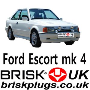 Ford Escort RS Turbo Spark Plugs XR3i Brisk Racing UK USA AU