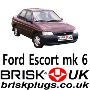 Ford Escort Spark plugs for RS Cosworth 2000 xr3i Brisk Racing LPG CNG