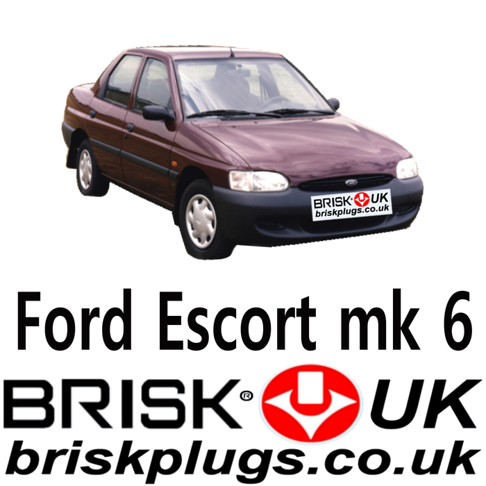 Ford Escort Mk6 XR3i RS 2000 Cosworth Brisk Spark Plugs 1.1 1.3 1.4 1.6 1.8 2.0 95-04