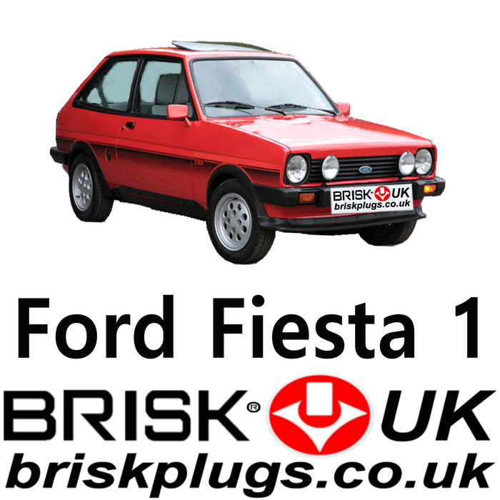 Ford Fiesta Mk1 Spark Plugs Brisk Racing 1.0 1.1 1.3 1.6 XR2 75-83