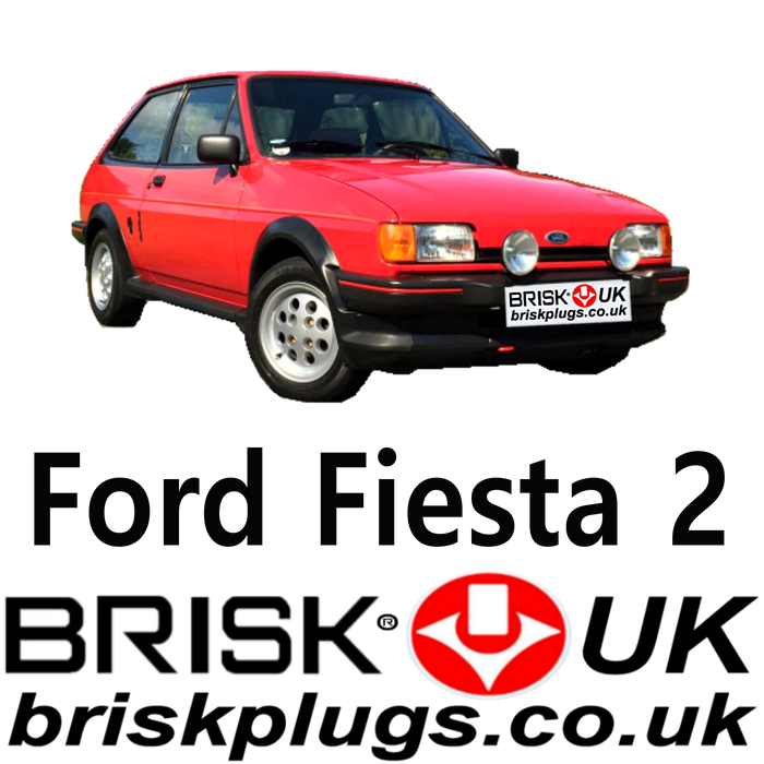Ford Fiesta Mk2 Brisk Spark Plugs 1.0 1.1 1.3 1.4 1.6 XR2 83-89