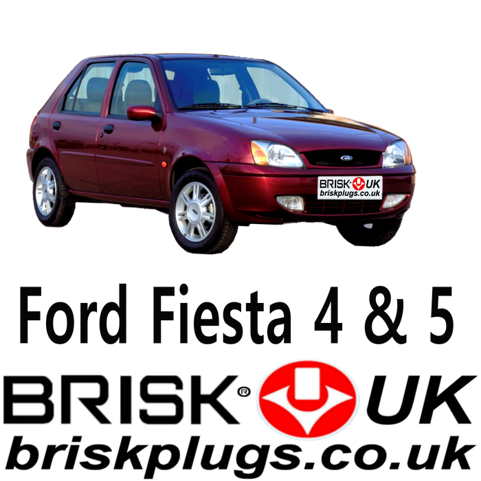 Ford Fiesta Mk4 Brisk Spark Plugs 1.0 1.25 1.3 1.4 1.6 Si Zetec Sport 95-02