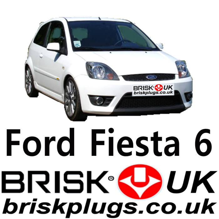 Ford Fiesta Mk6 Brisk Performance Spark Plugs 1.25 1.3 1.4 1.6 2.0 ST150 01-10